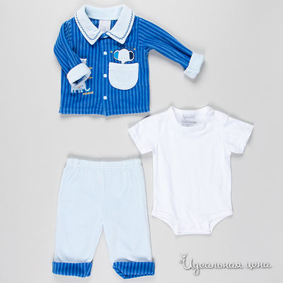 Комплект Best for kids, цвет цвет синий / голубой / белый