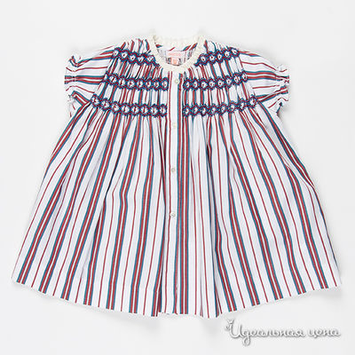 Платье Best for kids, цвет цвет белый / красный / синий