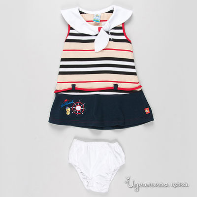 Комплект Best for kids, цвет цвет бежевый / темно-синий