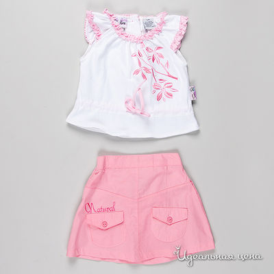 Комплект Best for kids, цвет цвет белый / розовый