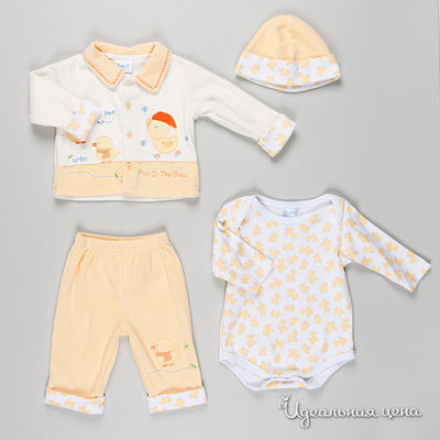 Комплект Best for kids, цвет цвет белый / желтый