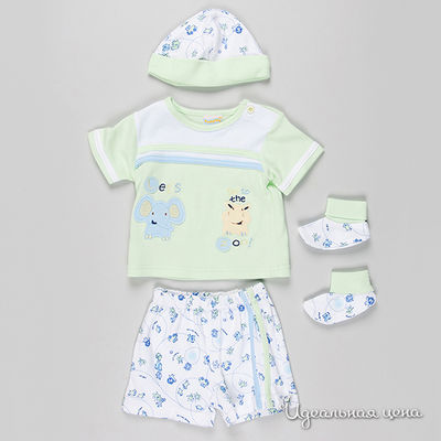 Комплект Best for kids, цвет цвет зеленый / белый