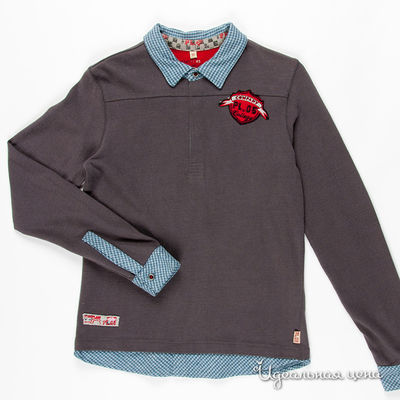 Рубашка-поло Pampolina, цвет цвет серый