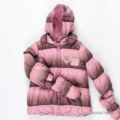 Куртка Pampolina, цвет цвет розовый / коричневый