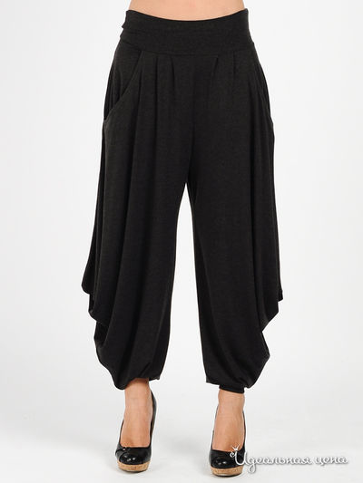 Брюки MadamT, цвет цвет серо-коричневый