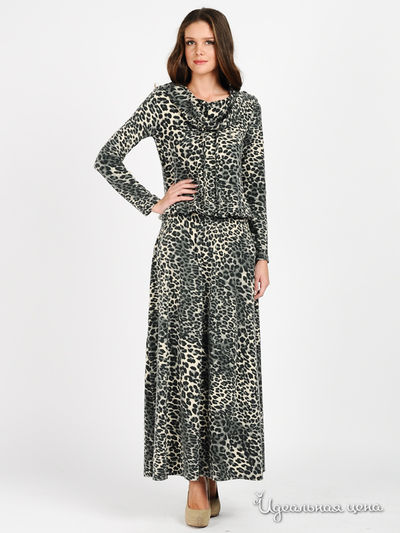 Платье MadamT, цвет цвет серый / светло-бежевый