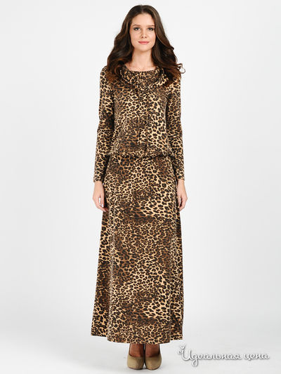 Платье MadamT, цвет цвет бежевый / коричневый