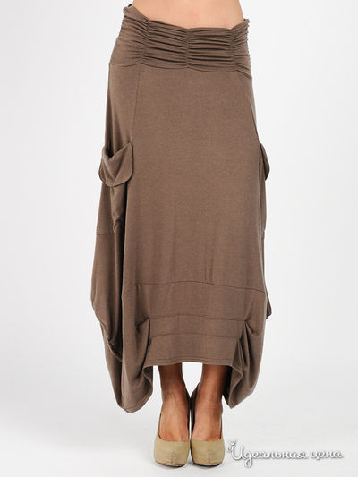 Юбка MadamT, цвет цвет светло-коричневый