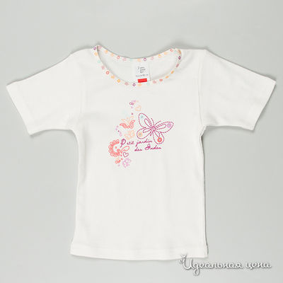 Футболка Absorba, цвет цвет молочный