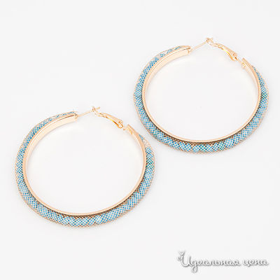 Серьги Lastoria, цвет цвет бирюзовый