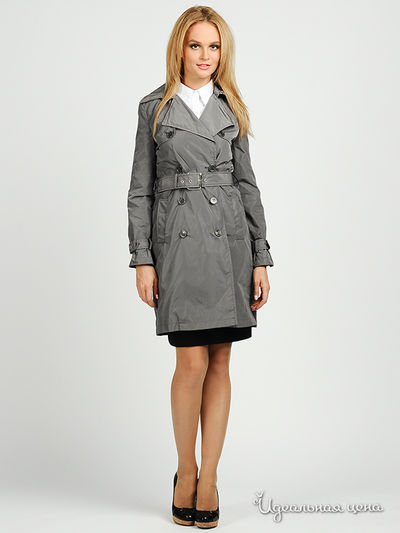 Плащ Мультибренд, цвет цвет серый