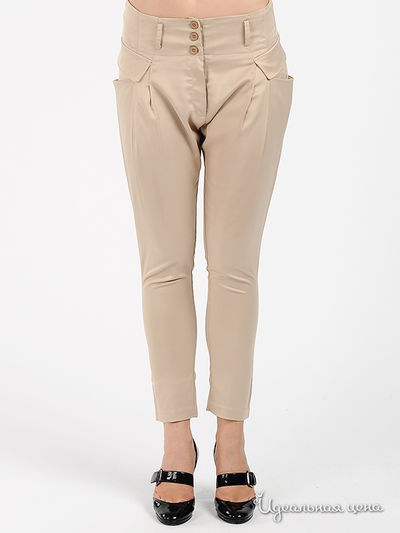 Брюки ODRI, цвет цвет бежевый