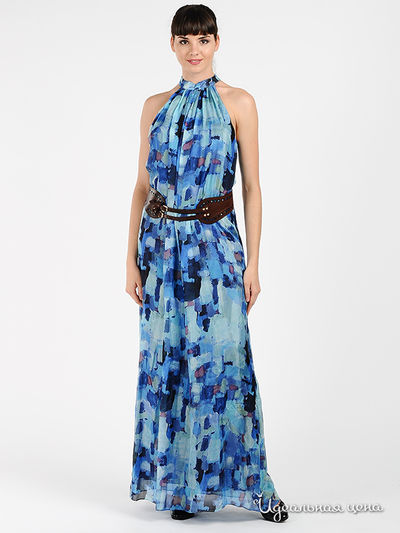 Платье с ремнем ODRI, цвет цвет синий