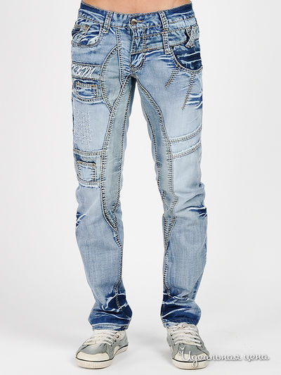 Джинсы Kosmo Lupo, цвет цвет голубой