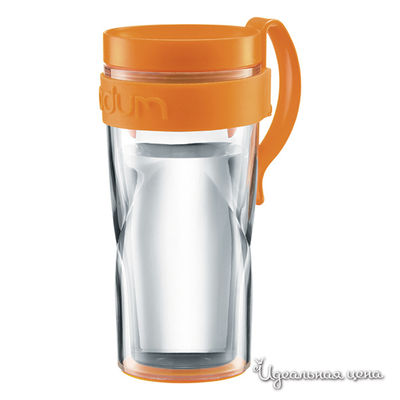 Кружка Bodum, цвет цвет оранжевый