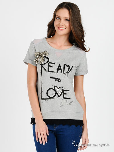 Футболка Gaudi, цвет цвет серый