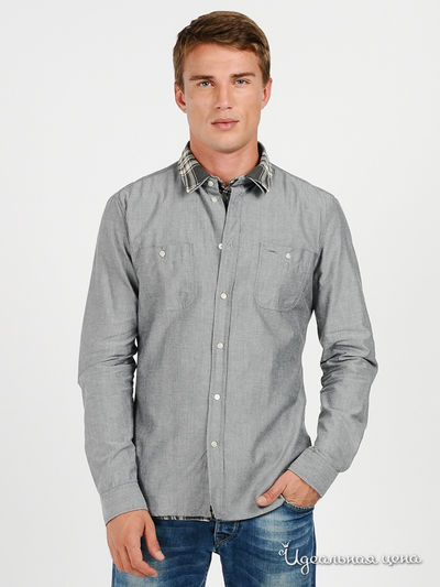 Рубашка Gaudi, цвет цвет серый