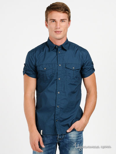 Рубашка Gaudi, цвет цвет синий