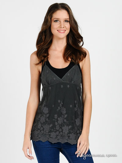 Топ Gaudi, цвет цвет черный / серый