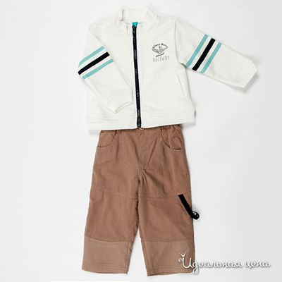 Костюм Green Mates, цвет цвет белый / коричневый