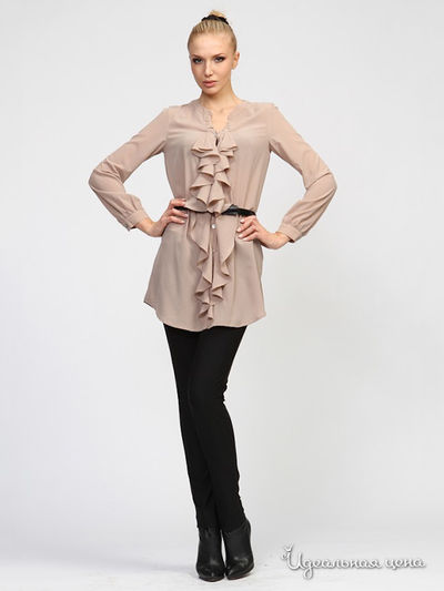 Блуза ODRI, цвет цвет бежевый