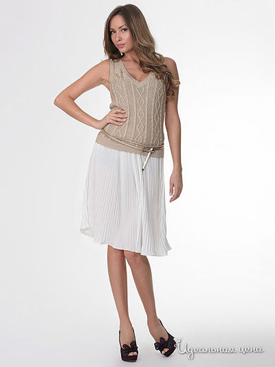 Юбка-гофре ODRI, цвет цвет белый