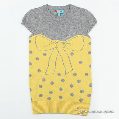 Туника V-Land, цвет цвет серый / желтый