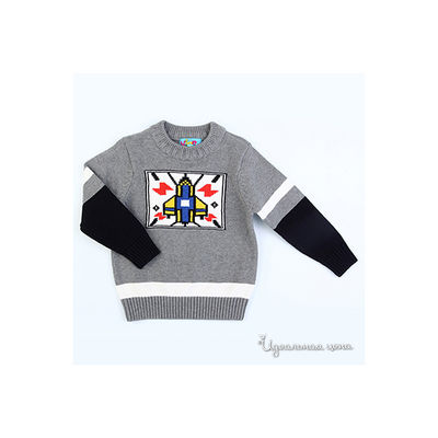 Свитер V-Land, цвет цвет темно-синий / серый