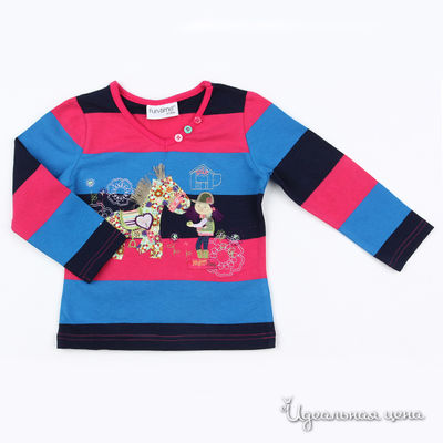 Лонгслив Fun time, цвет цвет темно-синий / синий / малиновый