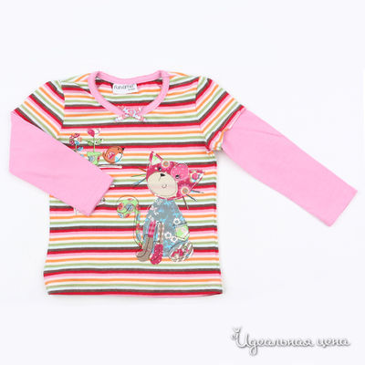 Лонгслив Fun time, цвет цвет розовый