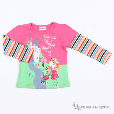 Лонгслив Fun time, цвет цвет розовый / салатовый