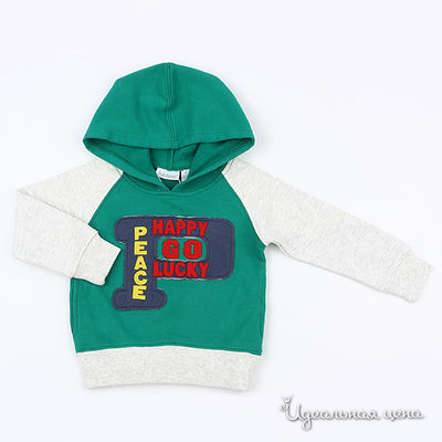 Толстовка Fun time, цвет цвет зеленый / светло-серый