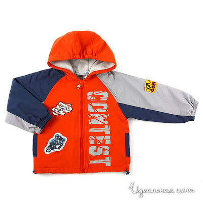 Куртка Fun time, цвет цвет оранжевый / темно-синий / серый