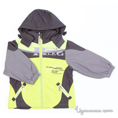 Ветровка Fun time, цвет цвет салатовый / серый