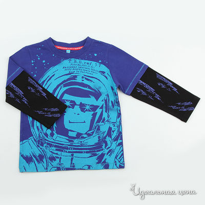 Лонгслив V-Land, цвет цвет сине-голубой