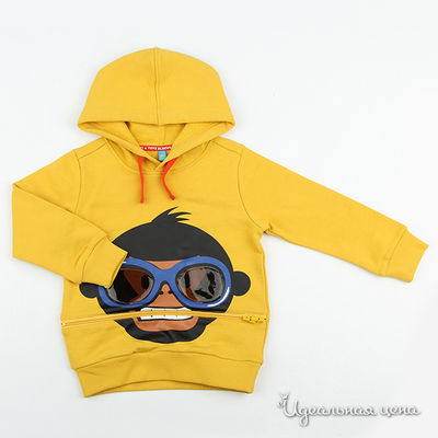 Толстовка V-Land, цвет цвет желтый