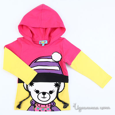 Лонгслив V-Land, цвет цвет красный / желтый