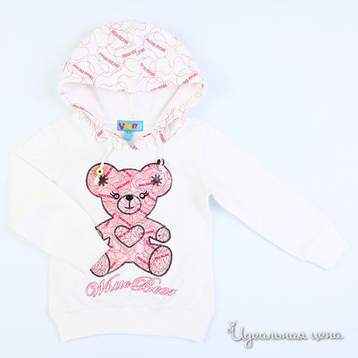 Толстовка V-Land, цвет цвет белый