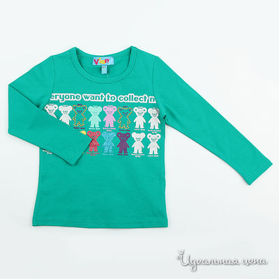 Лонгслив V-Land, цвет цвет зеленый