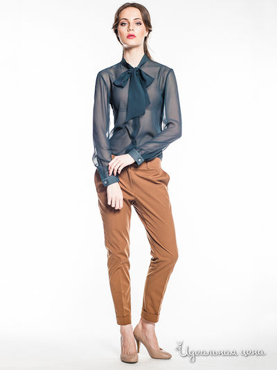 Блуза Pepen, цвет цвет синий