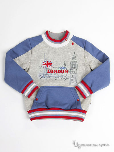 Джемпер Бемби, цвет цвет серый / голубой