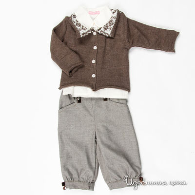 Комплект Monna Rosa, цвет цвет коричневый / белый / серый