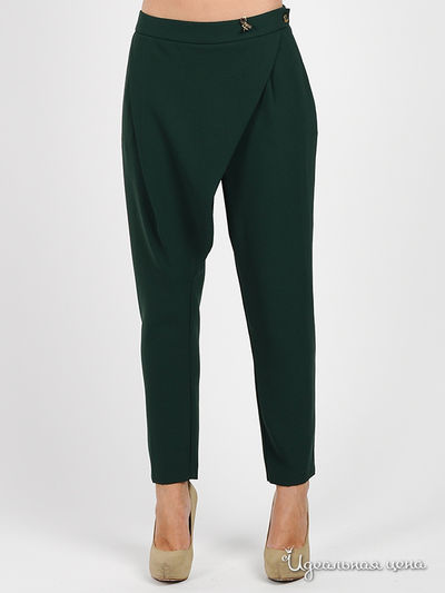 Брюки Pois, цвет цвет темно-зеленый