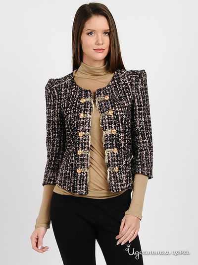 Жакет Pois, цвет цвет черный / розовый