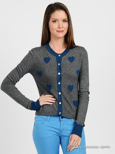 Кардиган Pois, цвет цвет темно-серый / синий