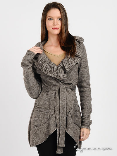 Кардиган Pois, цвет цвет серо-коричневый