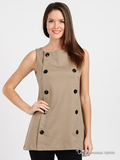 Туника Pois, цвет цвет серо-бежевый