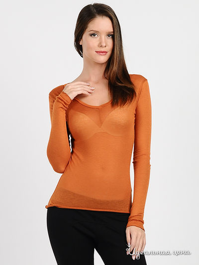 Пуловер Pois, цвет цвет терракотовый