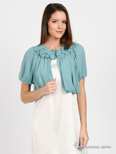 Болеро Pois, цвет цвет бирюзово-серый