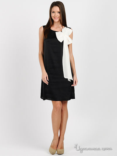 Платье Pois, цвет цвет черный / белый